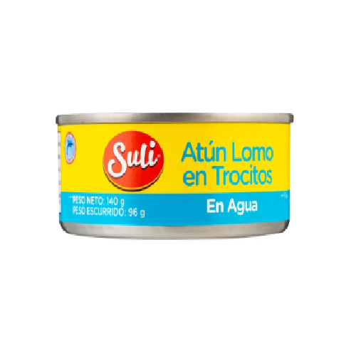 Atún Suli Trocitos En Agua - 140 g